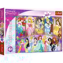Puzzle 160 Portrety Księżniczek