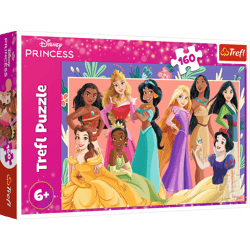 Puzzle 160 Prawdziwe Ksieżniczki Disney Princess 15427