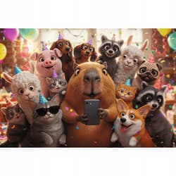 Galeria - zdjęcie nr. 2 - Puzzle 160 Słodkie selfie TREFL