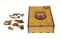 Galeria - zdjęcie nr. 4 - Puzzle 180 drewniane A3 Wilk