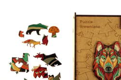 Galeria - zdjęcie nr. 3 - Puzzle 180 drewniane A3 Wilk