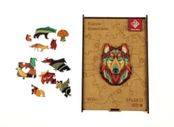 Galeria - zdjęcie nr. 2 - Puzzle 180 drewniane A3 Wilk