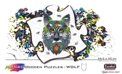 Galeria - zdjęcie nr. 4 - Puzzle 180 drewniane kolorowe Wilk