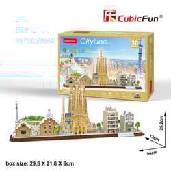 Galeria - zdjęcie nr. 2 - Puzzle 186 3D City Line Barcelona