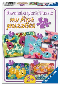 Puzzle 2/4/6/8 Dinosaur Friends