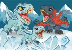 Galeria - zdjęcie nr. 3 - Puzzle 2 x 20 Super Kolor Jurassic World 24810