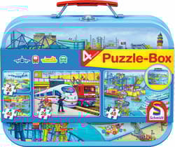 Puzzle 2 x 26 + 2 x 48 w walizce Transport 105575