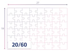 Galeria - zdjęcie nr. 2 - Puzzle 2 x 60 super kolor Peppa Pig 21622