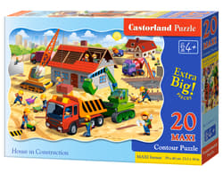 Puzzle 20 maxi Dom w budowie C-02412