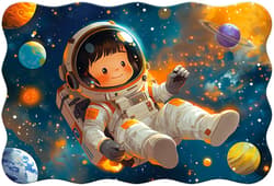 Galeria - zdjęcie nr. 2 - Puzzle 20 Maxi Little Astronaut C-02450-1