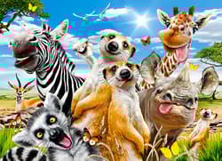 Galeria - zdjęcie nr. 2 - Puzzle 200 Afrykańskie selfie B-222148