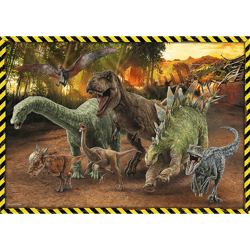 Galeria - zdjęcie nr. 2 - Puzzle 200 Dinozaury z Parku Jurajskiego 13287