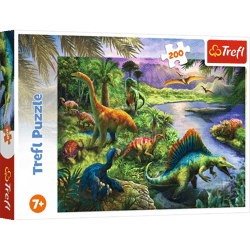 Puzzle 200 Drapieżne dinozaury 13281