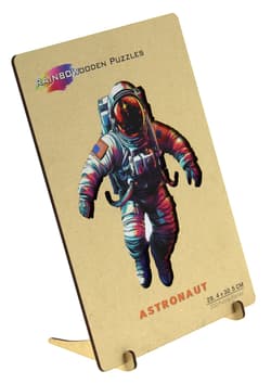 Galeria - zdjęcie nr. 4 - Puzzle 200 drewniane kolorowe Astronauta
