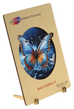 Galeria - zdjęcie nr. 4 - Puzzle 200 drewniane kolorowe Motyl