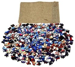 Galeria - zdjęcie nr. 2 - Puzzle 200 drewniane kolorowe Pies Sznaucer
