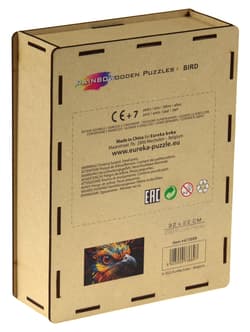 Galeria - zdjęcie nr. 2 - Puzzle 200 drewniane kolorowe Ptak