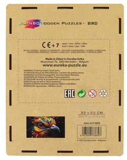Galeria - zdjęcie nr. 3 - Puzzle 200 drewniane kolorowe Ptak