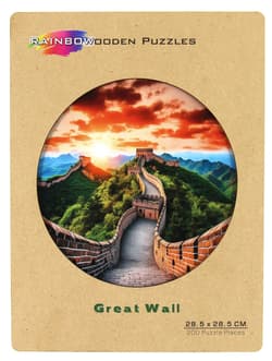Galeria - zdjęcie nr. 4 - Puzzle 200 drewniane kolorowe Wielki Mur Chiński
