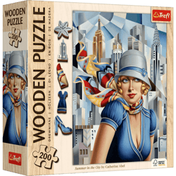 Puzzle 200 drewniane Lato w Mieście Catherine Abel 20251
