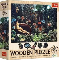 Puzzle 200  Drewniane Sen Henri Rousseau 20253