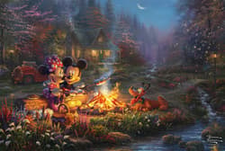 Galeria - zdjęcie nr. 2 - Puzzle 200 PQ T. Kinkade Myszka Miki Minnie 113370