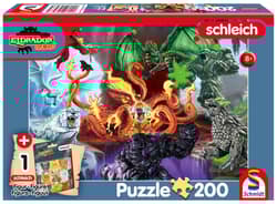Puzzle 200 Schleich Eldrador Straszne Stworzenia + figurka 113351