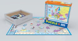 Galeria - zdjęcie nr. 2 - Puzzle 200 Smartkids Map of Europa 6200-5374