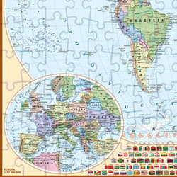 Galeria - zdjęcie nr. 3 - Puzzle 200 Świat polityczny mapa