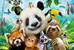 Galeria - zdjęcie nr. 2 - Puzzle 200 Wesołe zwierzaki 109058