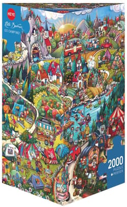 Puzzle 2000 Aktywny weekend (Puzzle+plakat)