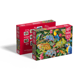 Galeria - zdjęcie nr. 4 - Puzzle 2000 CherryPazzi Amazing Chameleons 50101