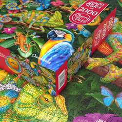 Galeria - zdjęcie nr. 5 - Puzzle 2000 CherryPazzi Amazing Chameleons 50101