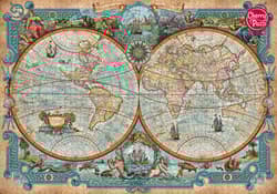 Galeria - zdjęcie nr. 2 - Puzzle 2000 CherryPazzi Great Discoveries World Map 50125