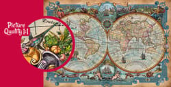Galeria - zdjęcie nr. 2 - Puzzle 2000 CherryPazzi Great Discoveries World Map 50125