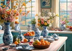 Galeria - zdjęcie nr. 4 - Puzzle 2000 CherryPazzi Morning in My Kitchen