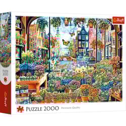 Puzzle 2000 Kwiaciarnia w Amsterdamie 27128