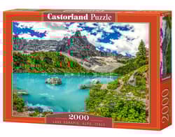 Puzzle 2000 Lake Sorapis Alps Italy  C-201006-2