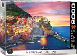 Puzzle 2000 Manarola At Dusk Italy 8220-5635