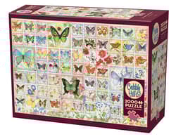 Puzzle 2000 Motyle i kwiaty 112179
