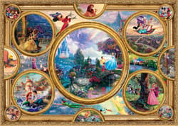Galeria - zdjęcie nr. 2 - Puzzle 2000 PQ Bohaterowie bajek Disney T.Kinkade 108139
