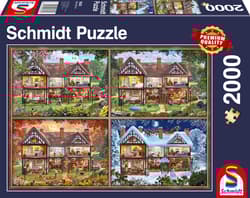 Puzzle 2000 PQ Dom na cztery pory roku  108160
