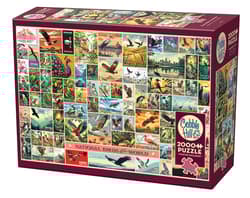 Puzzle 2000 Ptaki jako symbole państw 113044