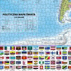 Galeria - zdjęcie nr. 2 - Puzzle 2000 Świat polityczny mapa 1:42 000 000