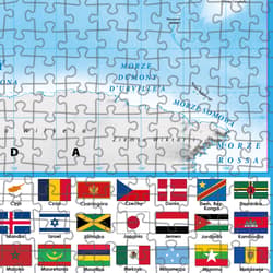 Galeria - zdjęcie nr. 3 - Puzzle 2000 Świat polityczny mapa 1:42 000 000