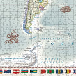 Galeria - zdjęcie nr. 5 - Puzzle 2000 Świat polityczny mapa stylizowana 1:42 000 000