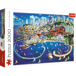 Puzzle 2000 Zatoka San Francisco TREFL