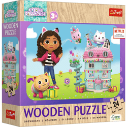 Puzzle 24 Drewniane Wesoła Gabby i przyjaciele 20268