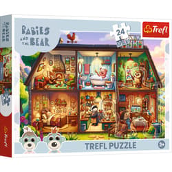Puzzle 24 Maxi Bobaski i Miś, Futrzaste historie 14384