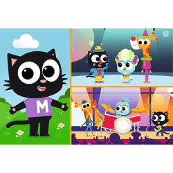 Galeria - zdjęcie nr. 3 - Puzzle 24 Maxi Przygody małego Kotka Milo 14371